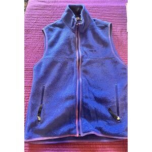 Patagonia Synchilla Fleece Vest Women's Medium Purple Full Zip Sleeveless